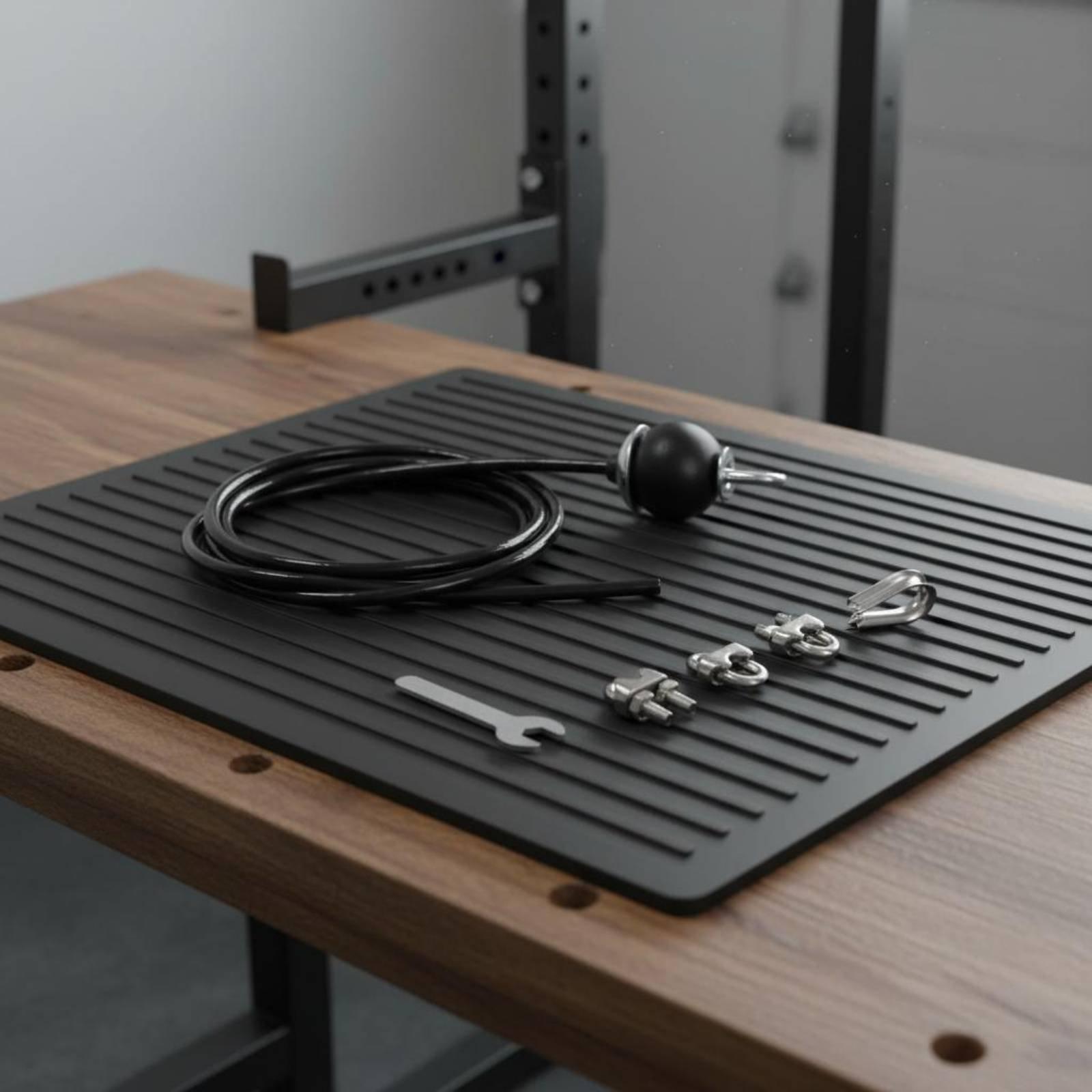 Home Gym Machine - Pulley Cable Adjustable Steel Cord Fitness