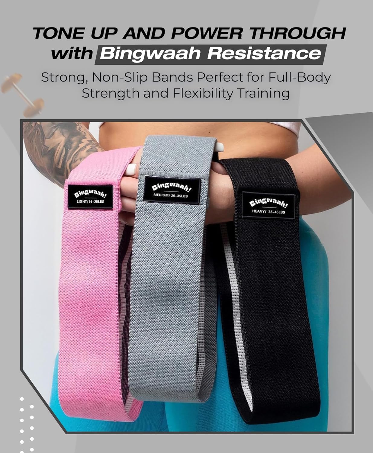 Fabric Resistance Bands for Wo - Resistance Loop Mini Band review and price