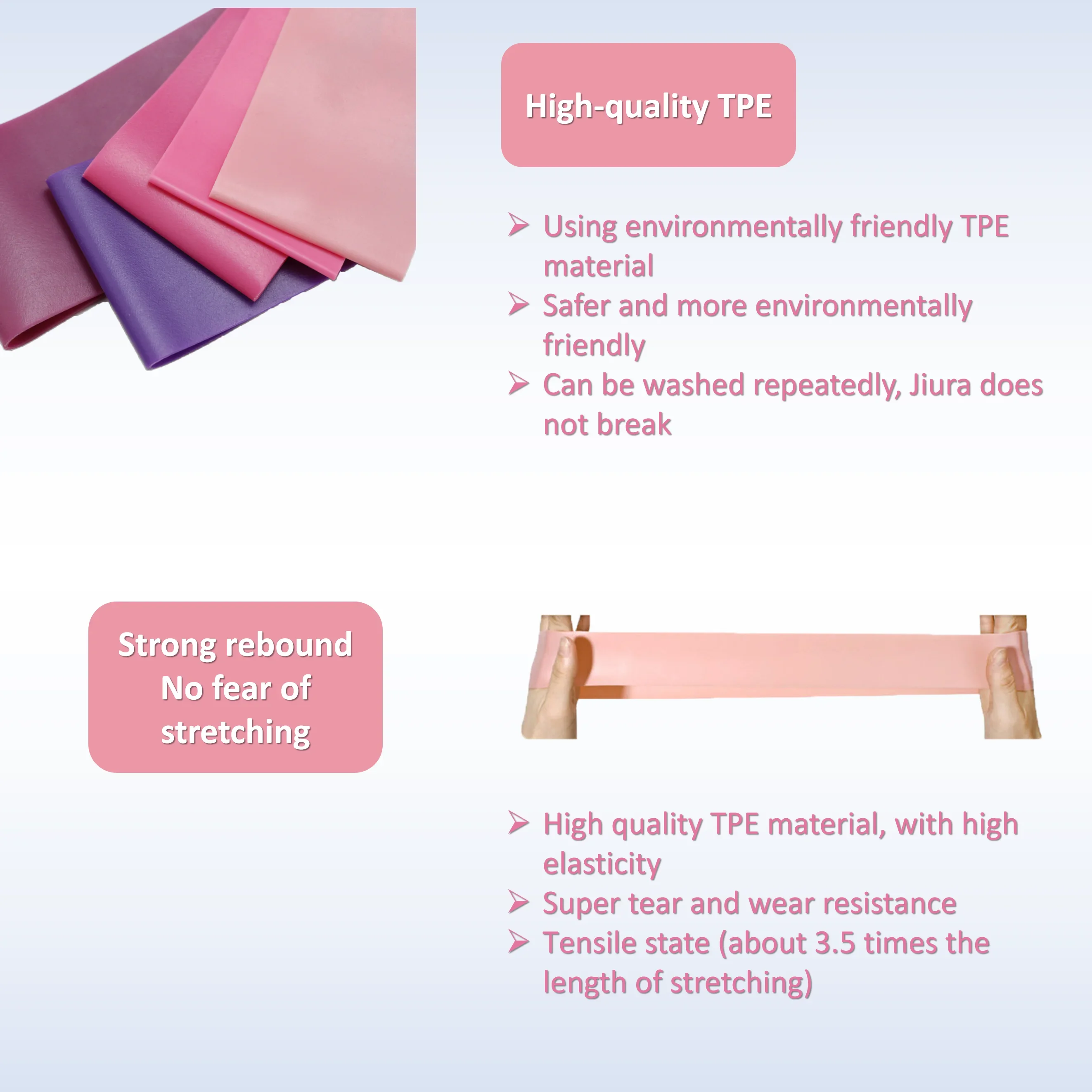 2026 Custom Wholesale Pink Gra - Resistance Loop Mini Band review and price