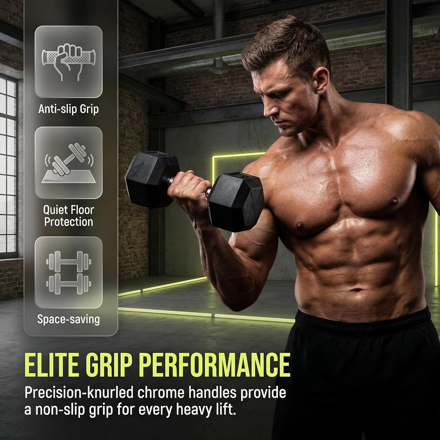 350/450/550 Lbs Hex Dumbbell S - Hex Dumbbell Set review and price