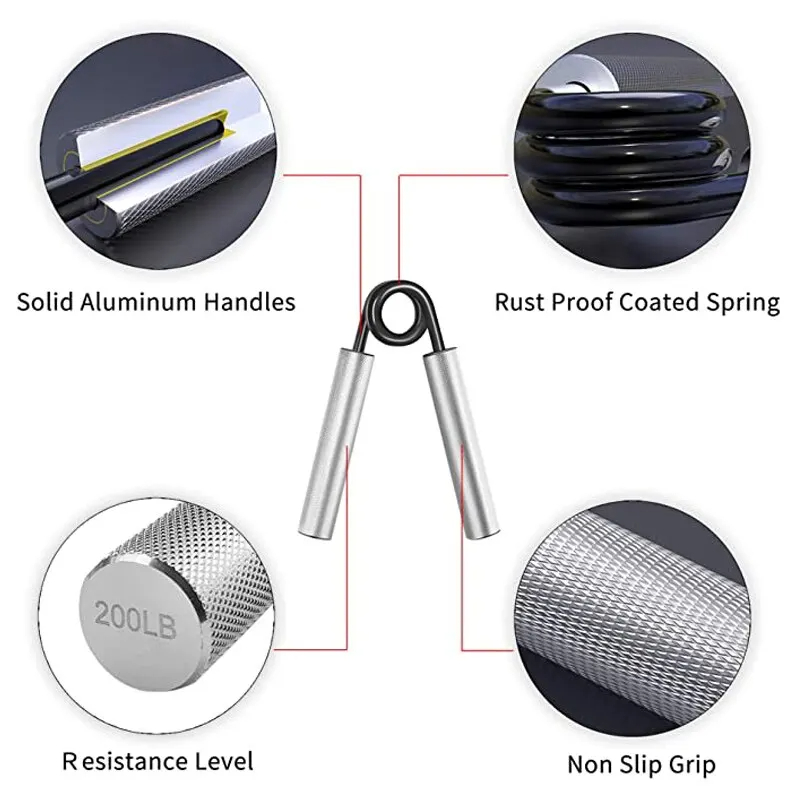 Metal Hand Grip Set 100LB-300L - Home Gym Kit review and price