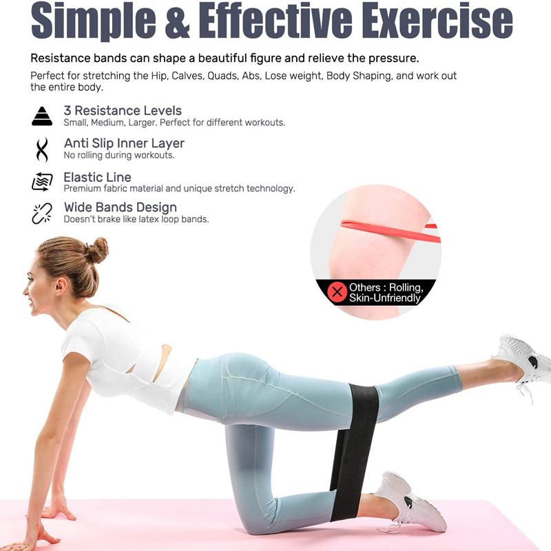 3PCS Women Men Fabric Resistan - Home Gym Kit review and price