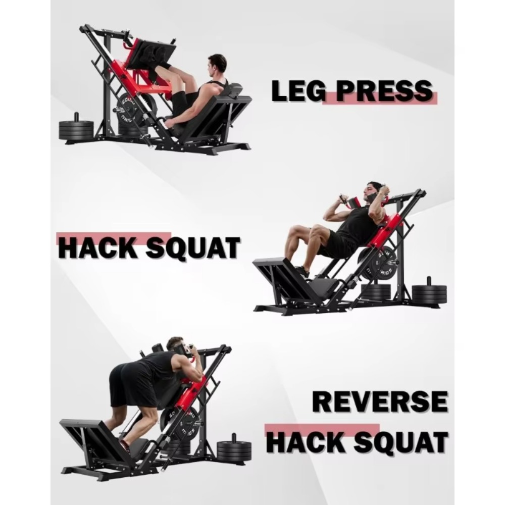 3-in-1 Leg Press Hack Squat Ma - Home Gym Quad Exercises review and price