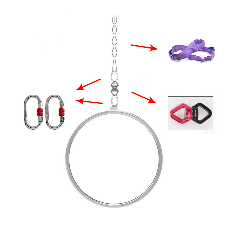 50cm Aerial Hoop Mini Lyra Kit - Home Gym Kit review and price