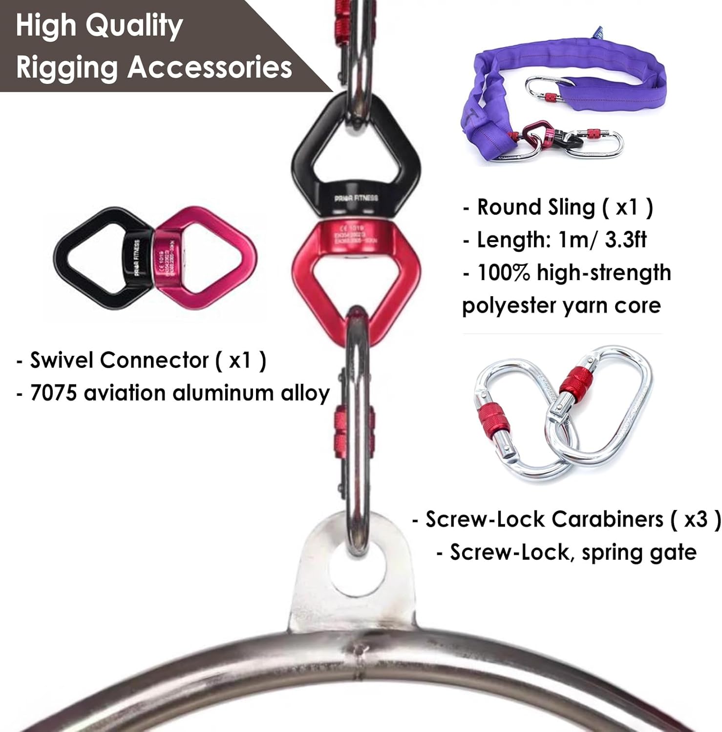 50cm Aerial Hoop Mini Lyra Kit - Home Gym Kit review and price