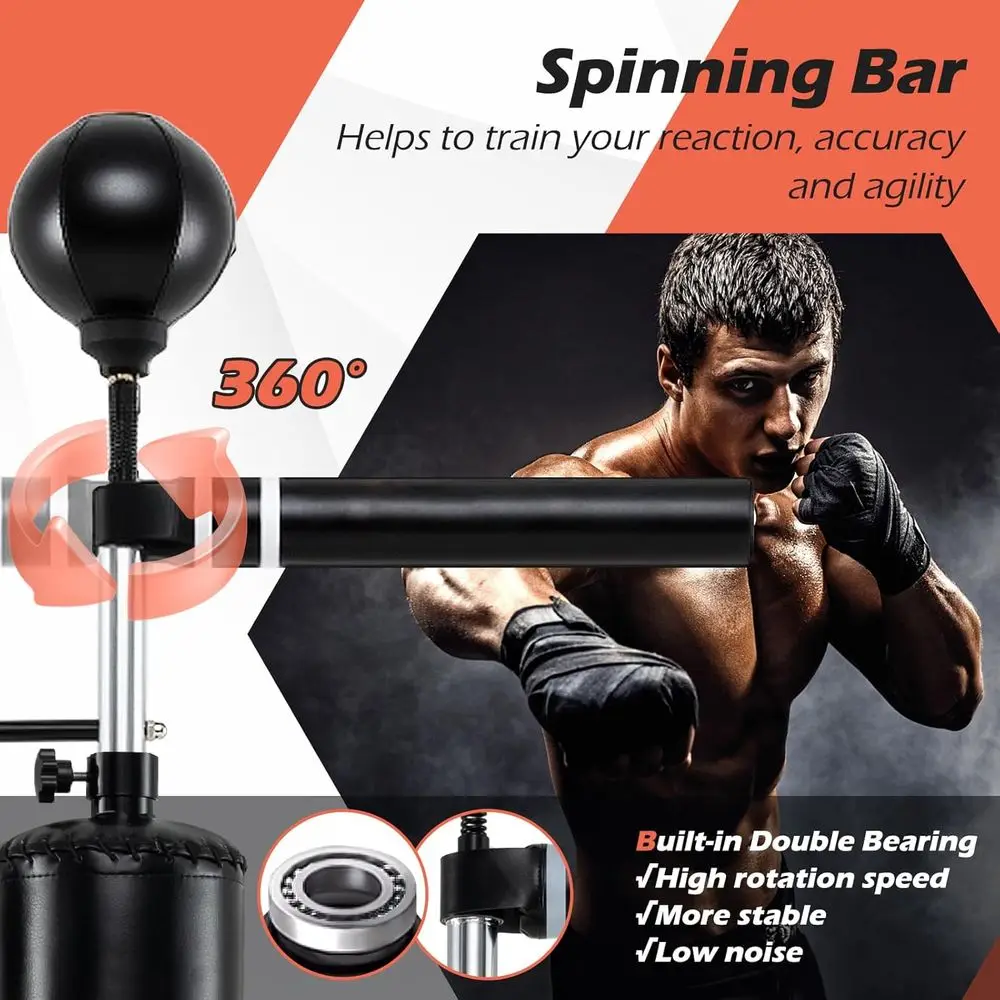 Height-Adjustable Rebounding B - Speed Bag Boxing review and price