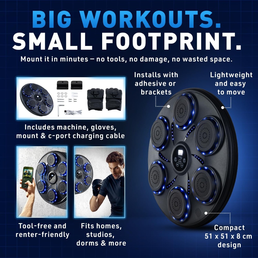 Smart Music Boxing Machine wit - Home Gym Machine review and price