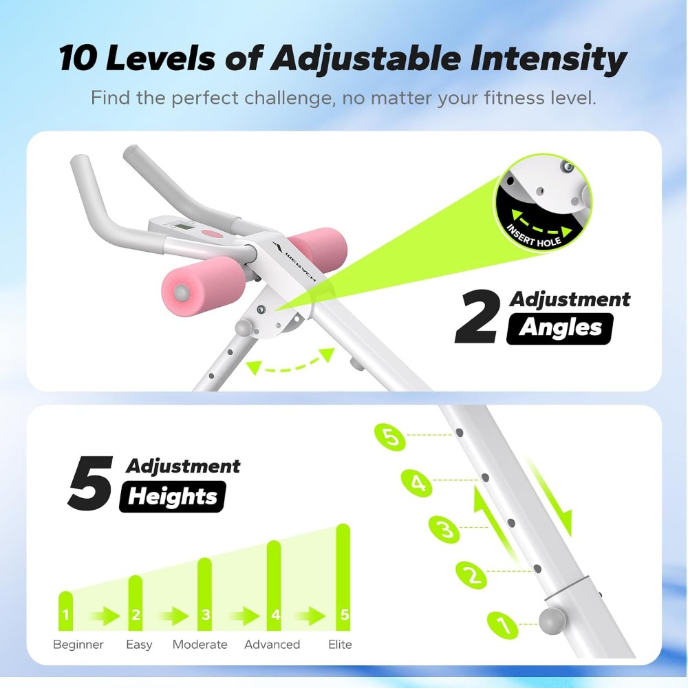 Adjustable Ab Trainer Machine  - Home Gym Machine review and price